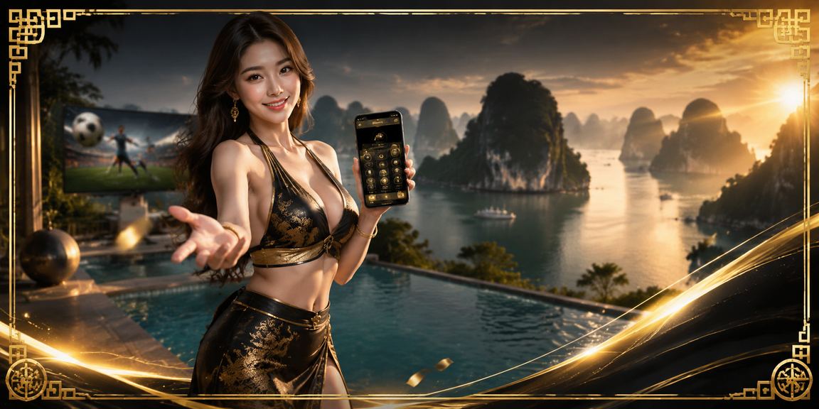 Người dùng trải nghiệm ứng dụng 2280 trên vịnh Hạ Long để xem giải thưởng và nhận thưởng